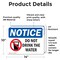 Signmission Do Not Drink The Water, 14 in W x Rectangle, Vinyl Decal OS-2PACK-NS-D-1014-L-15427 - alternate 5